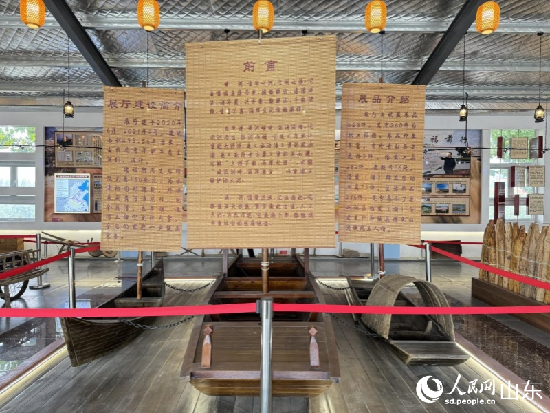 黃河文化展廳陳設(shè)。人民網(wǎng) 鄭昕橋攝