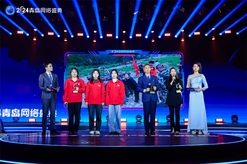 榜樣事跡分享。青島市委網(wǎng)信辦供圖