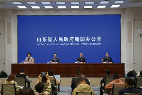 新聞發(fā)布會現(xiàn)場。山東省人民政府新聞辦公室供圖