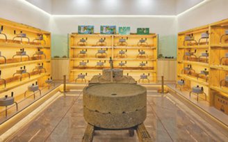 330件石磨，展示農(nóng)耕文化