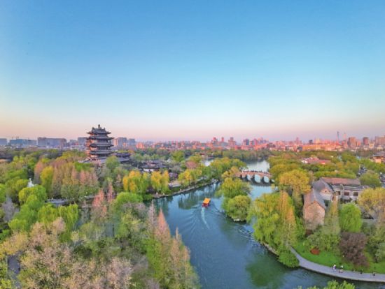 一帶一核六區(qū)六十景！大明湖“上新”，荷柳新畫卷令人期待